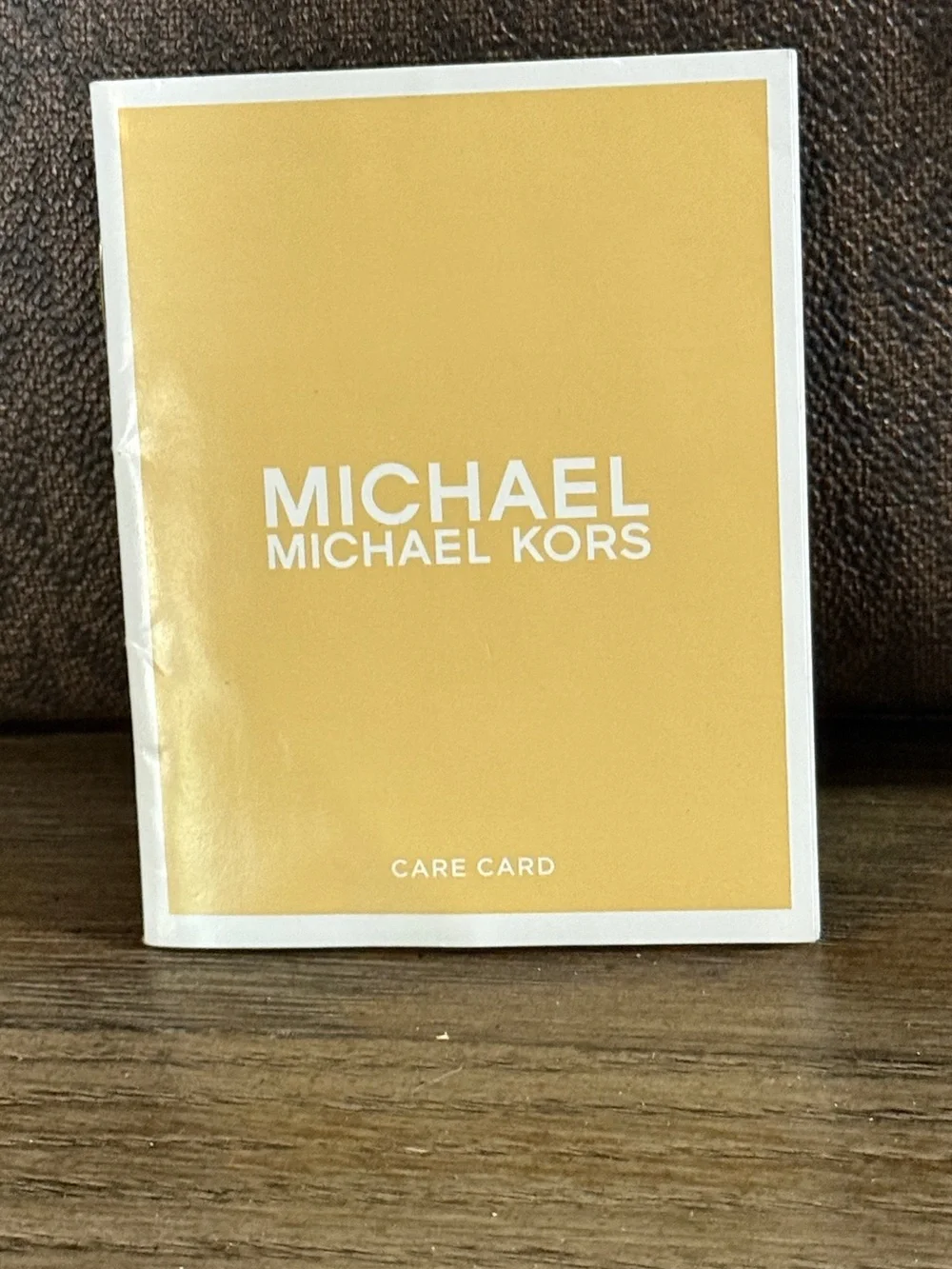 Michael Kors Brown Signature Logo Tote with Gold Hardware